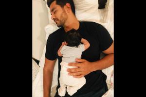 Neha Dhupia shares adorable picture of newborn Mehr with Angad Bedi