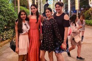 Janhvi-Khushi plan surprise birthday for Anshula Kapoor in Singapore