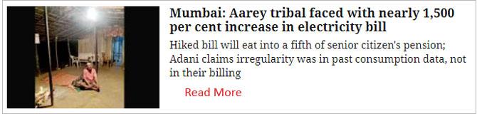 Mumbai: Aarey tribal faced with nearly 1,500 per cent increase in electricity bill