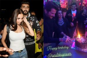 Inside pics: Arjun attends Anil Kapoor's birthday bash with Malaika