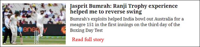 Jasprit Bumrah: Ranji Trophy Experience Helped Me To Reverse Swing