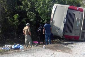 Ten dead in bus crash at Iran university
