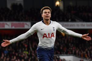 Tottenham midfielder Dele Alli hit by bottle in 2-0 win at Arsenal