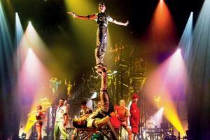 What comes before a tough act of a Cirque du Soleil performance