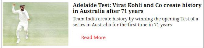 Adelaide Test: Virat Kohli and Co create history in Australia after 71 years