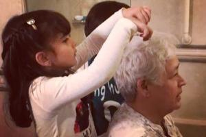 Nafisa Ali asks grandchildren to cut her hair amidst cancer treatment