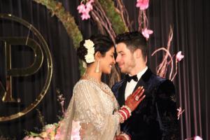 Priyanka Chopra-Nick Jonas look magnificent at their Delhi reception