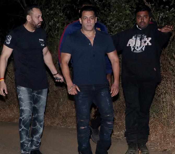 Salman Khan at his Panvel Farmhouse
