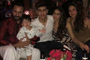 Sara Ali Khan celebrates Christmas with Taimur, Kareena, Ibrahim, Saif