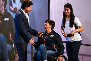 Shah Rukh Khan's Meer Foundation donates wheelchairs to para athletes