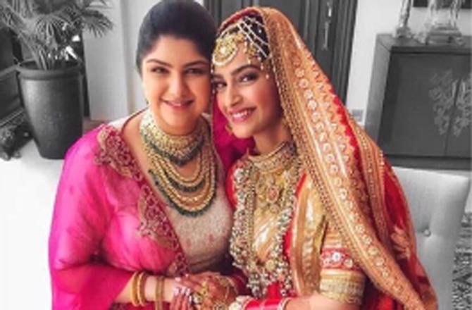 Sonam Kapoor and Anshula