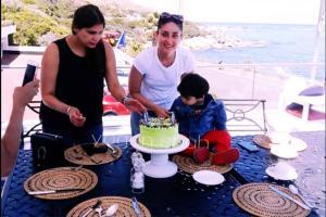 Taimur Ali Khan rings in his second birthday on a South African safari