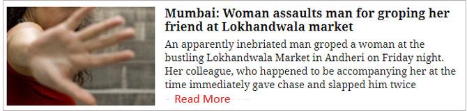 Mumbai: Woman assaults man for groping her friend at Lokhandwala market