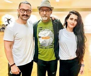 Aamir Khan and Fatima Sana Shaikh's dance rehearsal for Thugs Of Hindostan