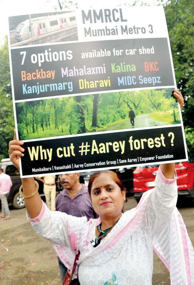 MMRCL wants to hack over 3,000 trees in Aarey Milk colony. File pic