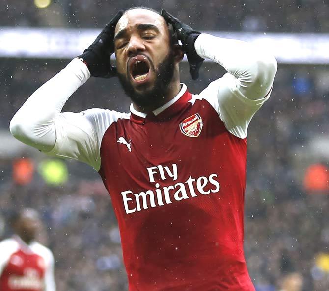 Alexandre Lacazette. Pic/AFP