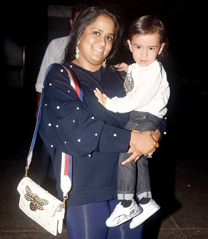Arpita Khan Sharma with son Ahil
