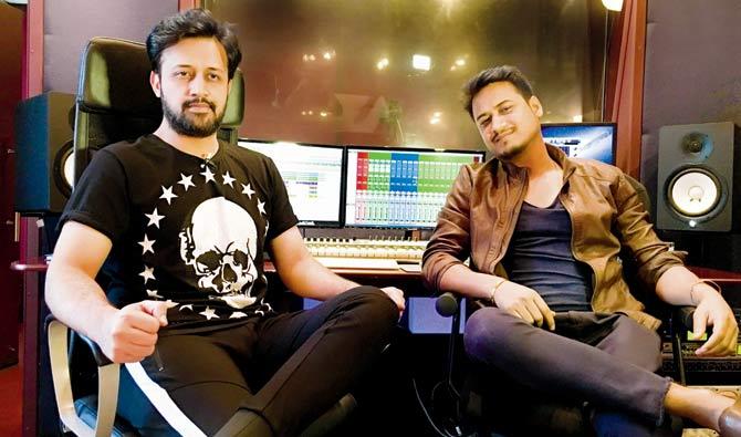 Pakistani singer Atif Aslam and composer Vipin Patwa