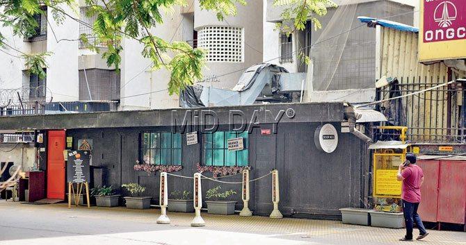 Door No. 1 and Broaster Chicken have allegedly violated fire safety norms and encroached on open space. File pics