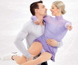 American figure skating couple Chris and Alexa have love in their ice