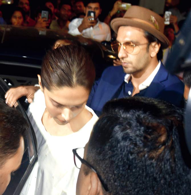 Deepika Padukone with Ranveer Singh