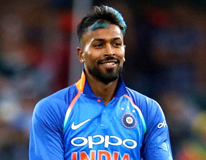 Hardik Pandya. Pic/AFP