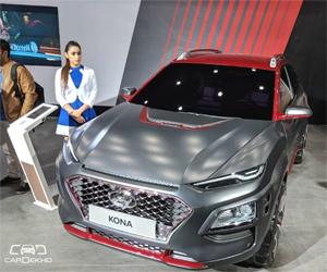 Auto Expo 2018: Hyundai Kona Iron Man EV Revealed