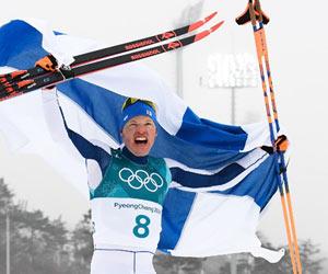 Finland's Iivo Niskanen wins Olympic gold in 50km cross-country skiing