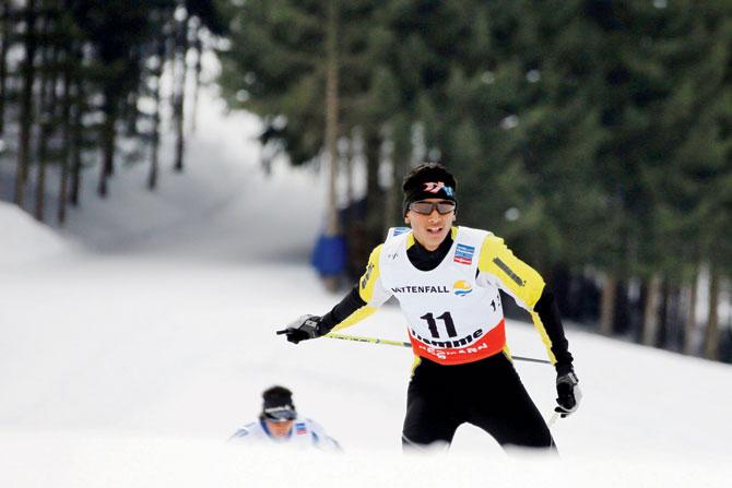 Indian skier Jagdish Singh Rawat