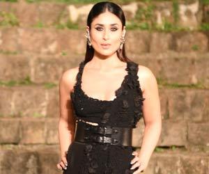 Kareena Kapoor looks pristine in black outfit inspired by sari at LFW finale
