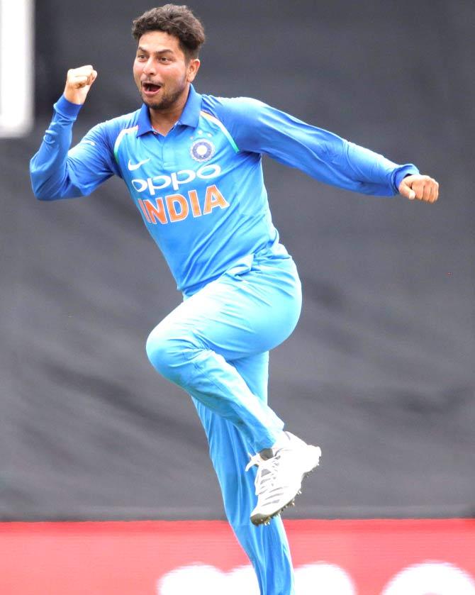 Kuldeep Yadav. Pic/AFP