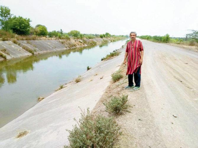 Mayank Gandhi on ground at rural development projects