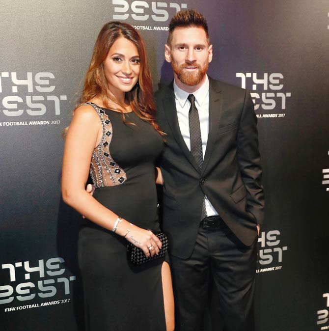 Lionel Messi and wife Antonella reveal their unborn son's name