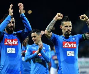 Napoli crush Cagliari 5-0 in Serie A