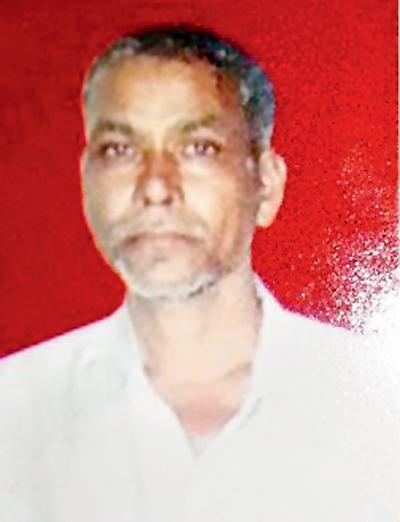 The deceased Kanu Jadhav