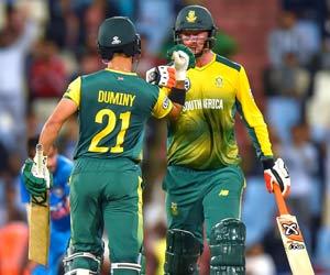 2nd T20I: Duminy, Klaasen fifties help South Africa beat India, level series 1-1
