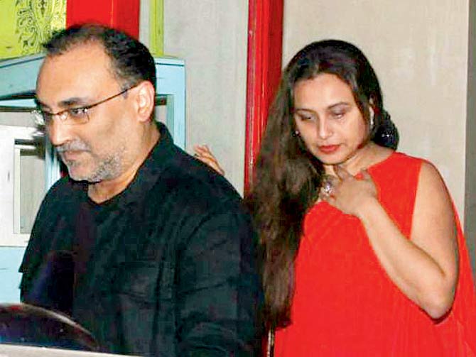 Aditya Chopra and Rani Mukerji 