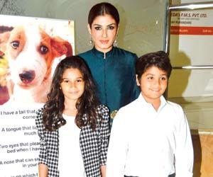 Raveena's kids Rasha and Ranbirvardhan Thadani raise funds for animal welfare