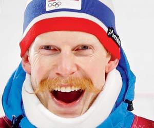 Skier Robert Johansson wins 'Moustache Games'