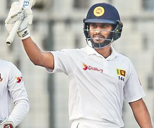 Roshen Silva puts Sri Lanka on top in second Test against Bangladesh