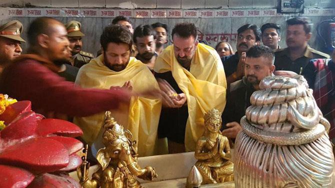 Sanjay Dutt and Shekhar Suman