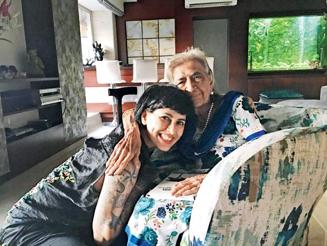 Bhavnani’s grand-aunt, who features in the film. Pics/Sapna Bhavnani