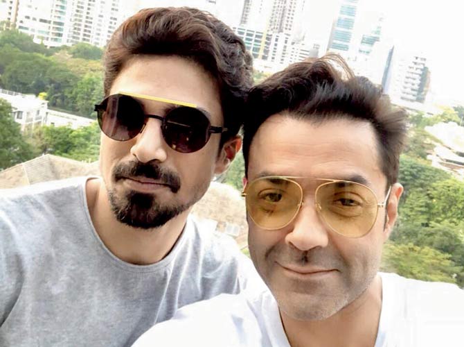 Saqib Saleem and Bobby Deol