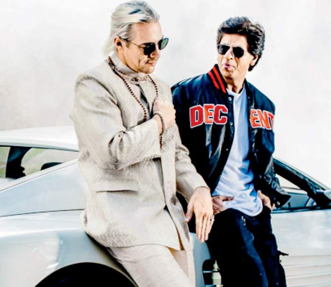 Shah Rukh Khan and DJ Diplo