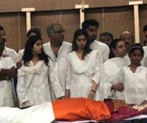 Sridevi funeral: Nation bids adieu to red sari-clad 'beautiful' actress