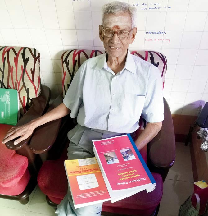 Srinivasa Venkatraman started writing books on the Indian Railways at the age of 88