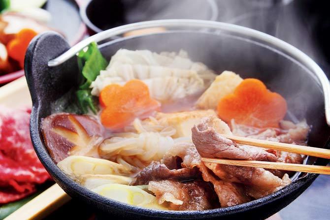 Sukiyaki or hot pot