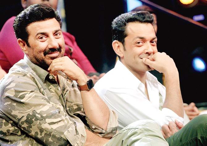 Sunny Deol and brother Bobby Deol