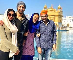 Taapsee Pannu seeks the blessings at the Golden Temple before Manmarziyan