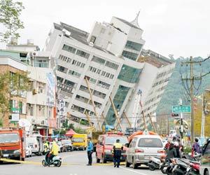 Six dead, 88 missing after earthquake hits Taiwan